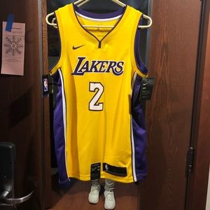 Lonzo Ball Lakers men size small Authentic Jersey